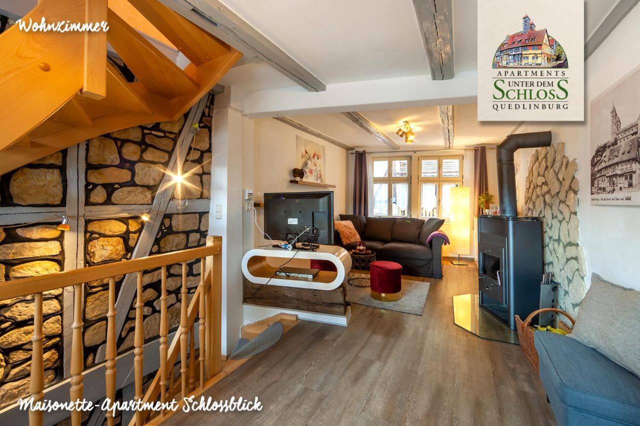 Apartments Unter Dem Schloss Quedlinburg Eksteriør bilde